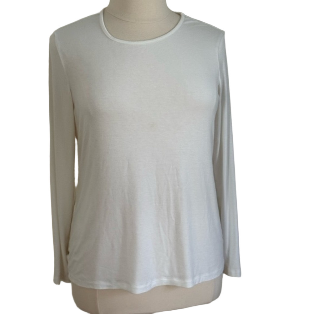 Chico’s Classic Ecru Long Sleeve Top size 16 (Chicos size 3)